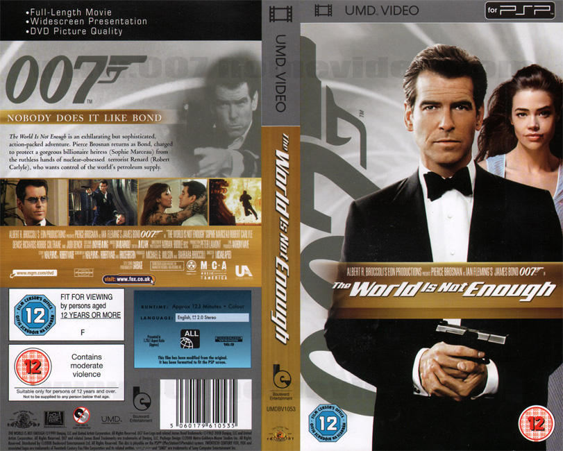 James Bond 007 Home Video - UMD - The World Is Not Enough